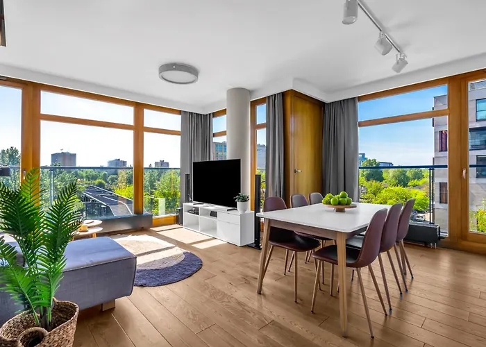 Warsaw Prestige Suites - 86M2, Two-Level Loft, Parking - By Rentujemy