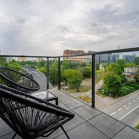 Warsaw Prestige Suites - 86M2, Two-Level Loft, Parking - By Rentujemy Exterior photo